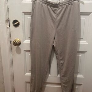 Vuori Tan Track Pants with Elastic Waistband and Relaxed Fit